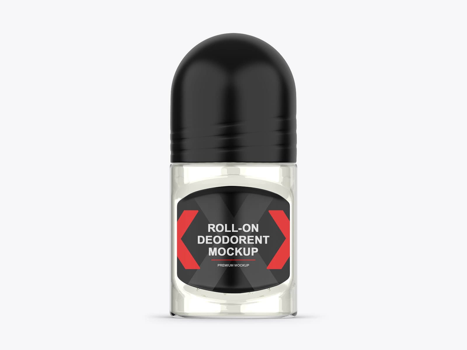 Free roll-on deodorant mockup