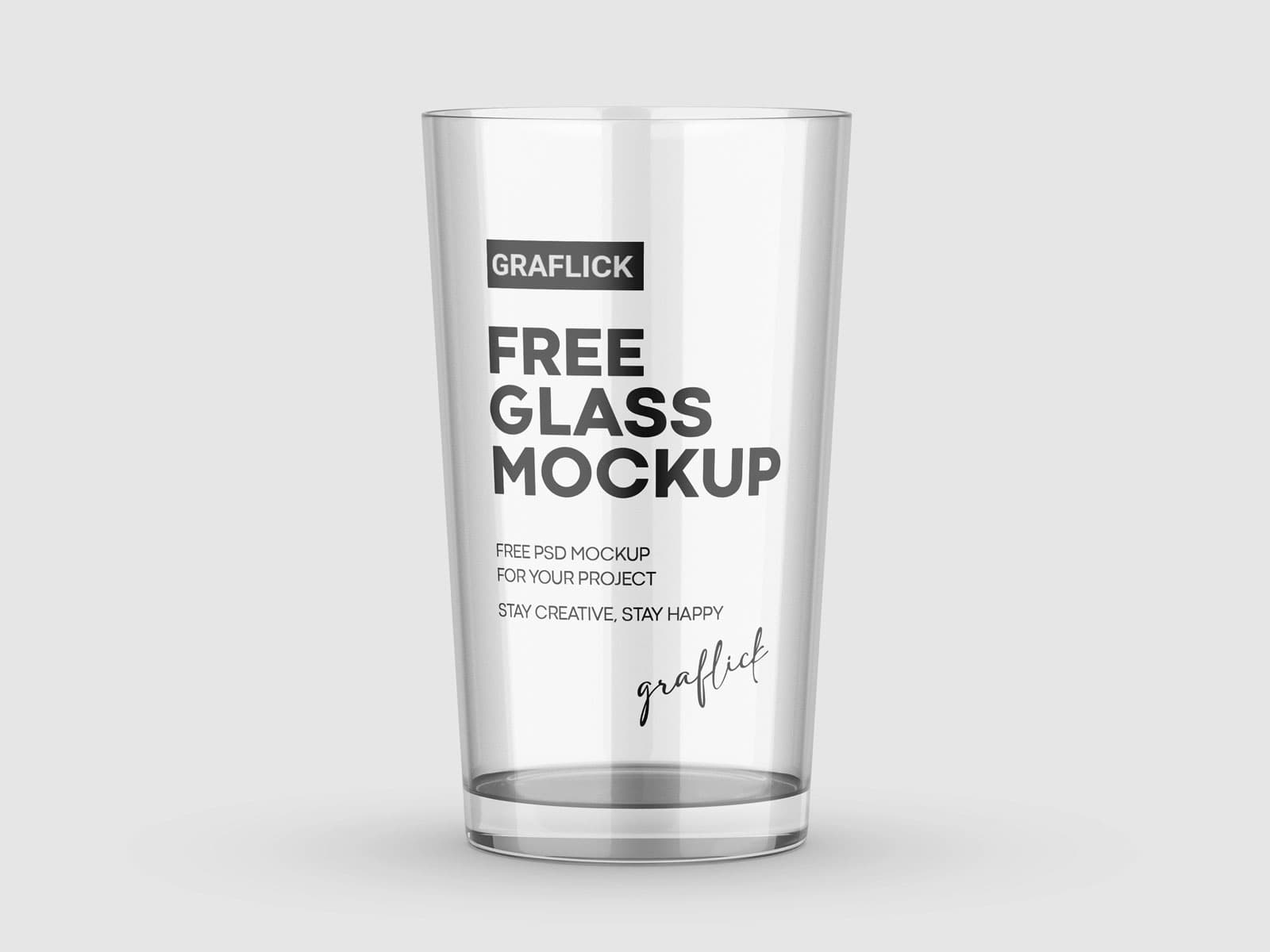 Pint glass mockup​