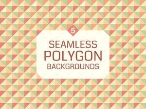 5 Seamless Polygon Backgrounds