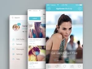 App Screen Front View MockUp