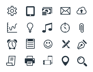 Icons Solid: 100 Vector Icons