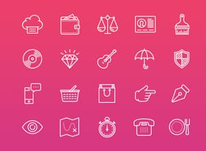Unigrid: 100 Free Vector Icons