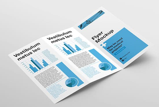 Tri Fold Flyer mockup