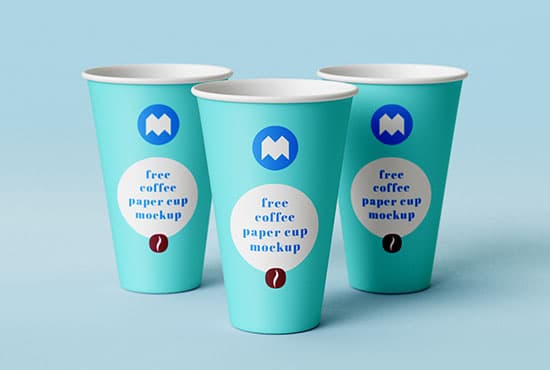 Paper coffee cup mockup