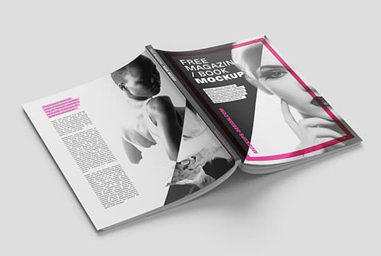 Free magazine mockup