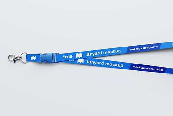 Free lanyard mockup / 15mm