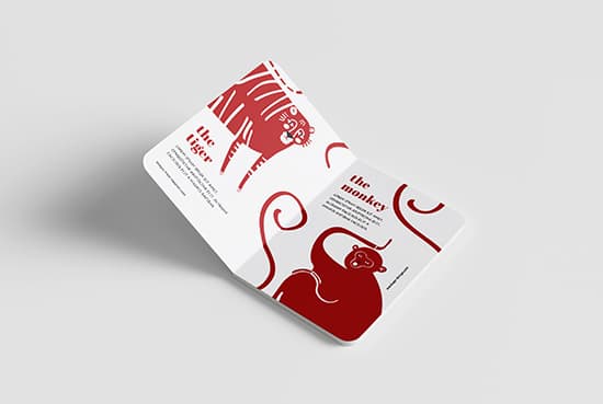 Free childrens book mockup