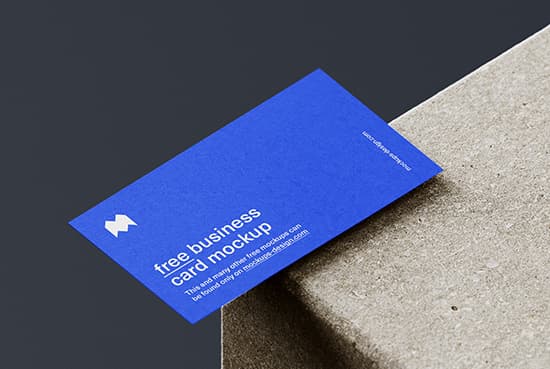 Free business card mockups