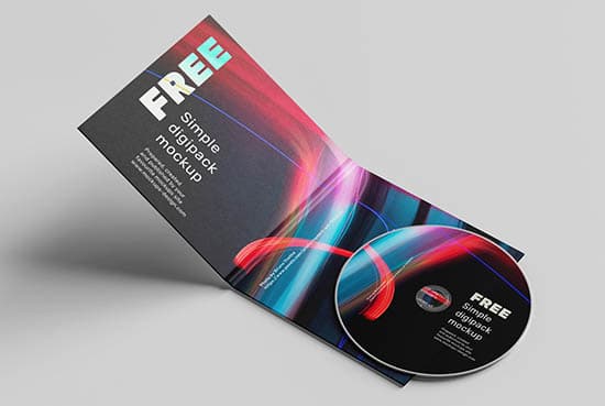 Simple digipack mockup