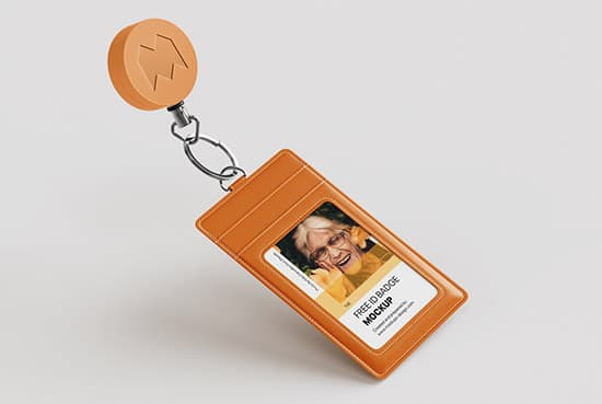Fabric ID holder mockup