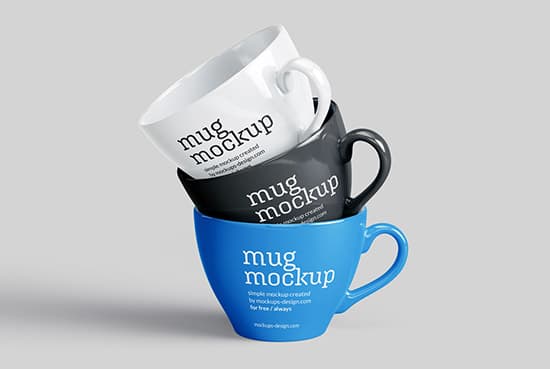 Free coffee mug mockup