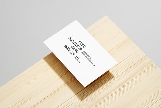 Minimal business card mockup