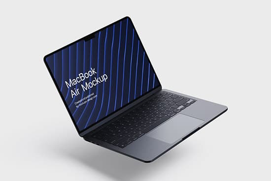 Free MacBook Air 2022 mockup