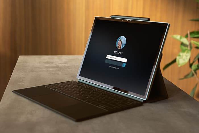 Simple laptop mockup