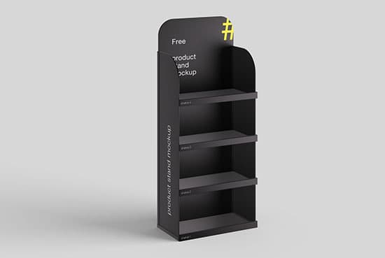 Products stand mockup