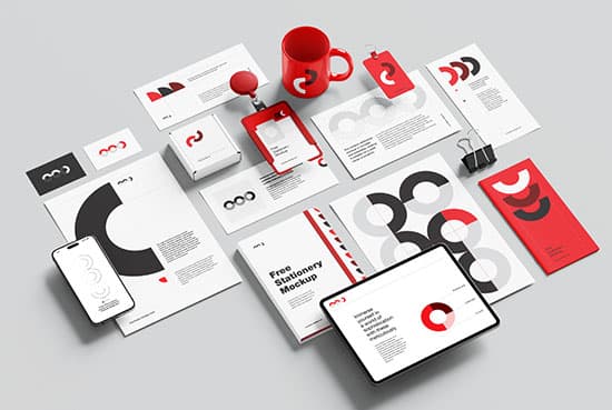 Rich stationery mockup